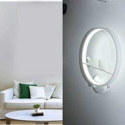 Luminária de parede para quarto Luminária de cabeceira e personalidade criativa de escada circular minimalista moderna Luminária de parede para corredor