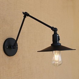 Recurso de pintura retrô country para luzes de braço oscilante estilo mini, luz de parede