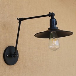 Recurso de pintura retrô country para luzes de braço oscilante estilo mini, luz de parede