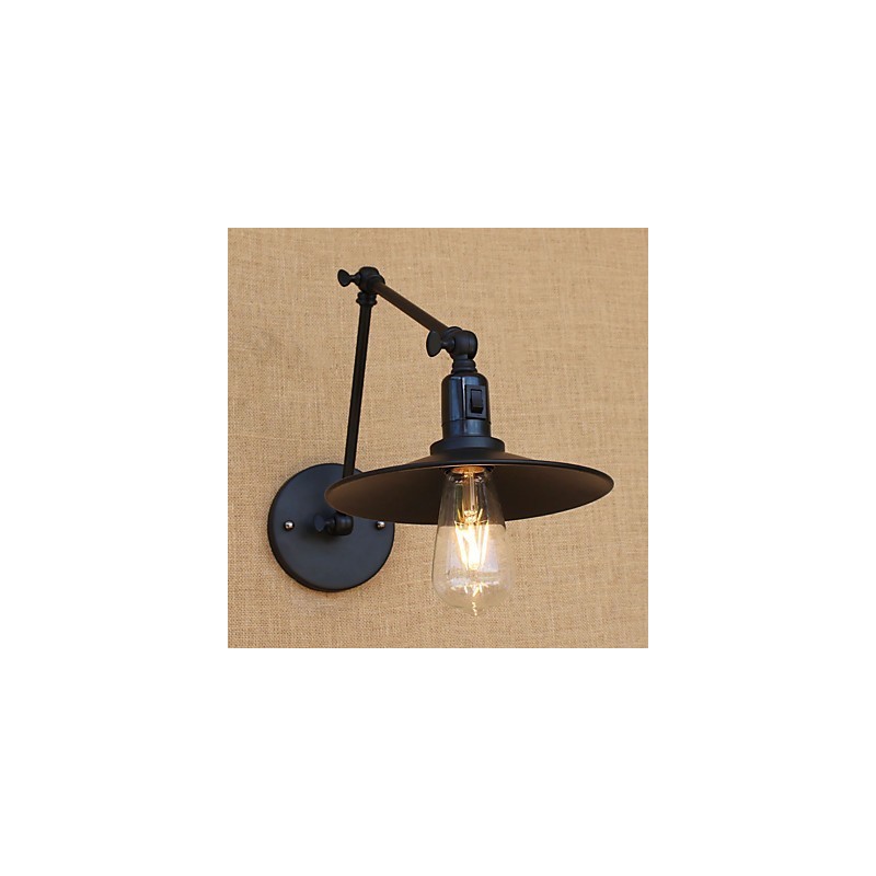 Recurso de pintura retrô country para luzes de braço oscilante estilo mini, luz de parede