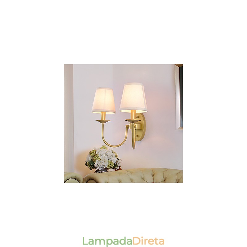 Rústico Lodge Simples Vintage Pintura Característica Luz Ambiente Arandelas de Parede Luz de Parede