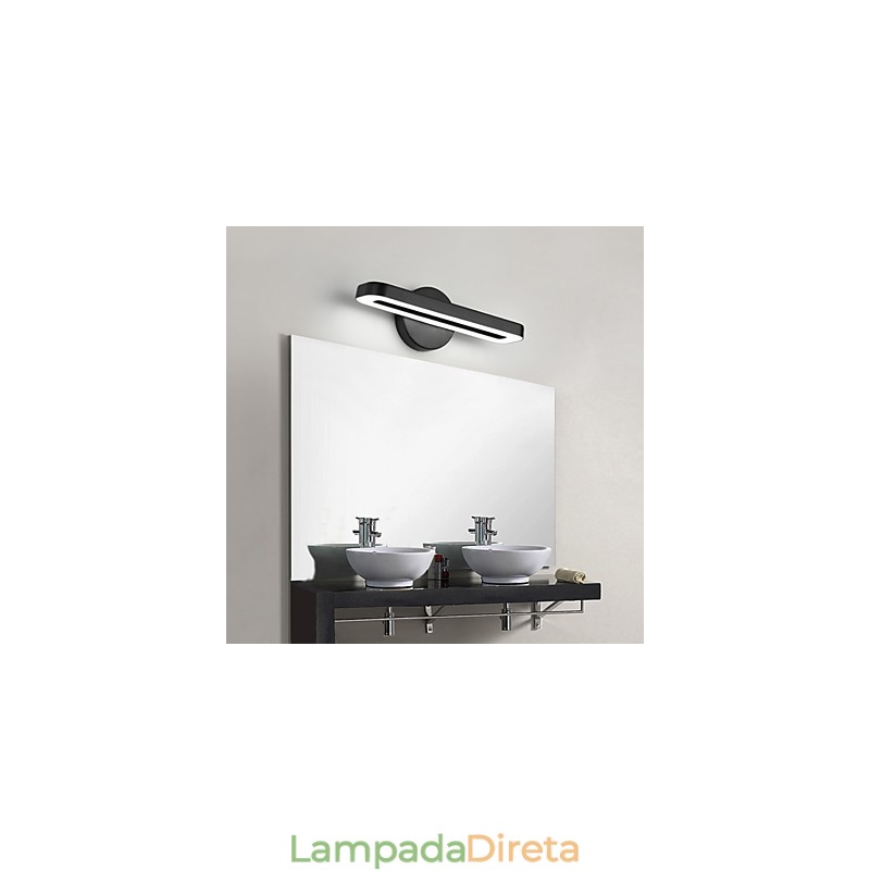Luminária de parede moderna contemporânea com luz ambiente