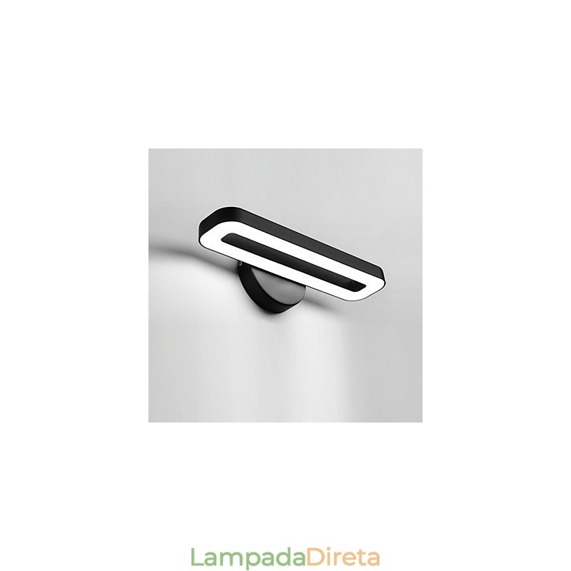 Luminária de parede moderna contemporânea com luz ambiente