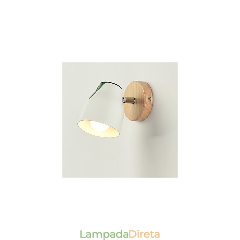 Luminária de parede moderna contemporânea com luz ambiente