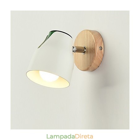 Luminária de parede moderna contemporânea com luz ambiente Luminária de parede moderna contemporânea com luz ambiente