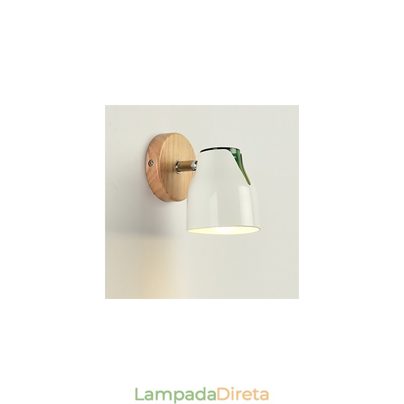 Luminária de parede moderna contemporânea com luz ambiente