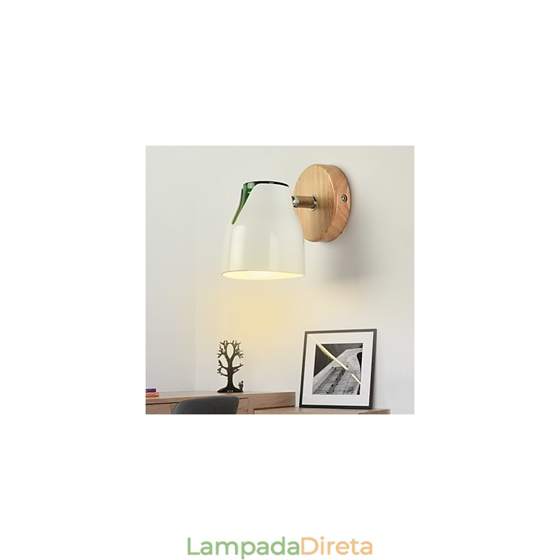 Luminária de parede moderna contemporânea com luz ambiente