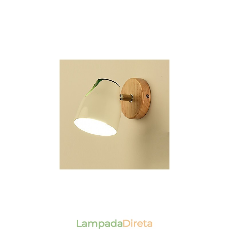 Luminária de parede moderna contemporânea com luz ambiente