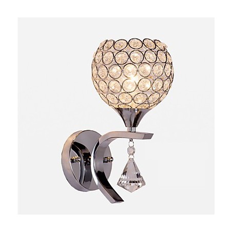 Max Crystal Modern Contemporary Electroplated Feature para arandelas de parede de luz ambiente de cristal Max Crystal Modern Contemporary Electroplated Feature para arandelas de parede de luz ambiente de cristal