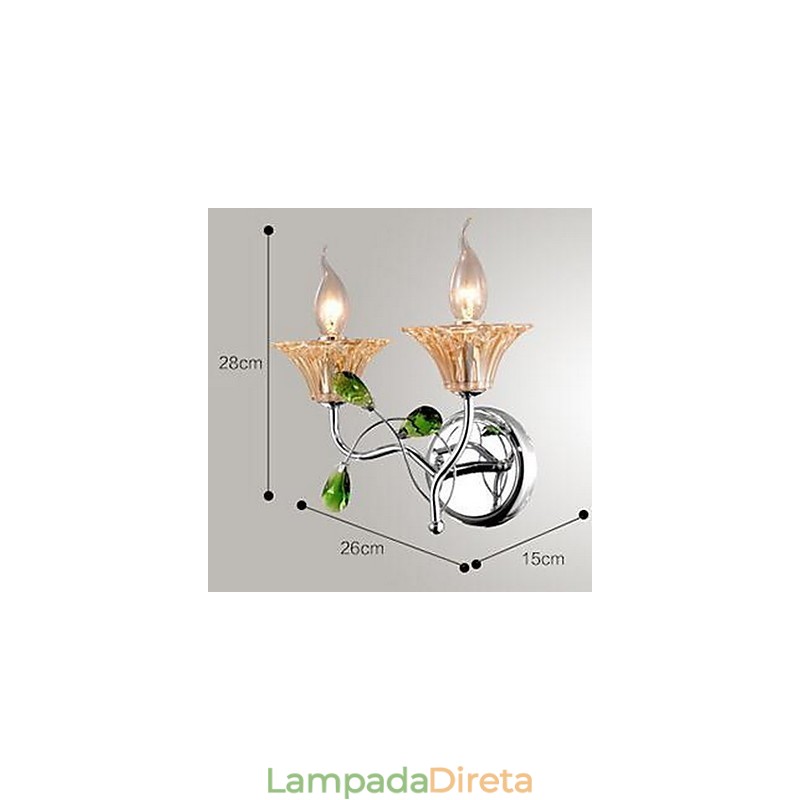 Moderno Contemporâneo Outros Apresentam Uplight Wall Sconces Luz de Parede