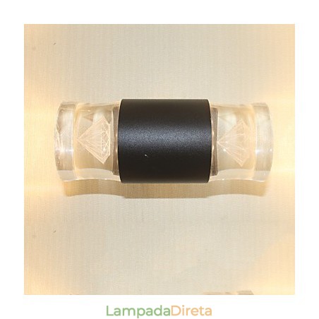 Recurso simples integrado para arandelas de parede com luz ambiente Recurso simples integrado para arandelas de parede com luz ambiente