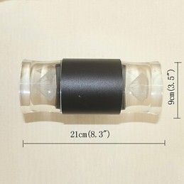 Recurso simples integrado para arandelas de parede com luz ambiente