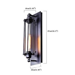 Rústico Lodge Country Retro Vintage Pintura Recurso para Mini Estilo Luz Ambiente Apliques de Parede Luz de Parede