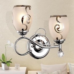 Simples Outro Recurso para Arandelas de Parede de Luz Ambiente de Cristal Luz de Parede