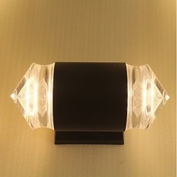 Recurso simples integrado para arandelas de parede com luz ambiente