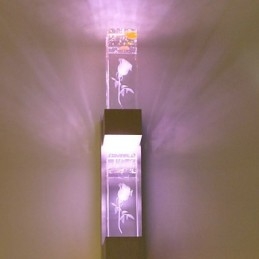 Recurso de novidade multicolorido para arandelas de parede de luz ambiente estilo mini, luminária de parede, luz rosa