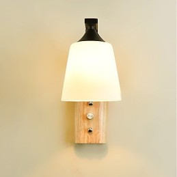 Simples Country Feature para proteção dos olhos Arandelas de parede de luz ambiente Luz de parede Novo chinês moderno minimalista criativo quarto cabeceira