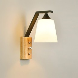 Simples Country Feature para proteção dos olhos Arandelas de parede de luz ambiente Luz de parede Novo chinês moderno minimalista criativo quarto cabeceira