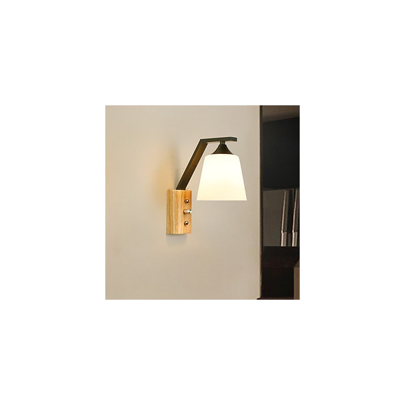 Simples Country Feature para proteção dos olhos Arandelas de parede de luz ambiente Luz de parede Novo chinês moderno minimalista criativo quarto cabeceira