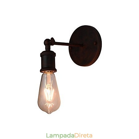 Luminária de parede Arandelas de parede Luminária de parede de ferro Lâmpada de parede sabre de luz preta muda na parede Luminária de parede Arandelas de parede Luminária de parede de ferro Lâmpada de parede sabre de luz preta muda na parede