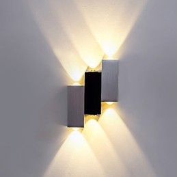 Luminária de parede moderna contemporânea escovada para luz ambiente Luminária de parede embutida