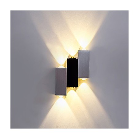 Luminária de parede moderna contemporânea escovada para luz ambiente Luminária de parede embutida Luminária de parede moderna contemporânea escovada para luz ambiente Luminária de parede embutida