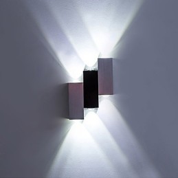 Luminária de parede moderna contemporânea escovada para luz ambiente Luminária de parede embutida