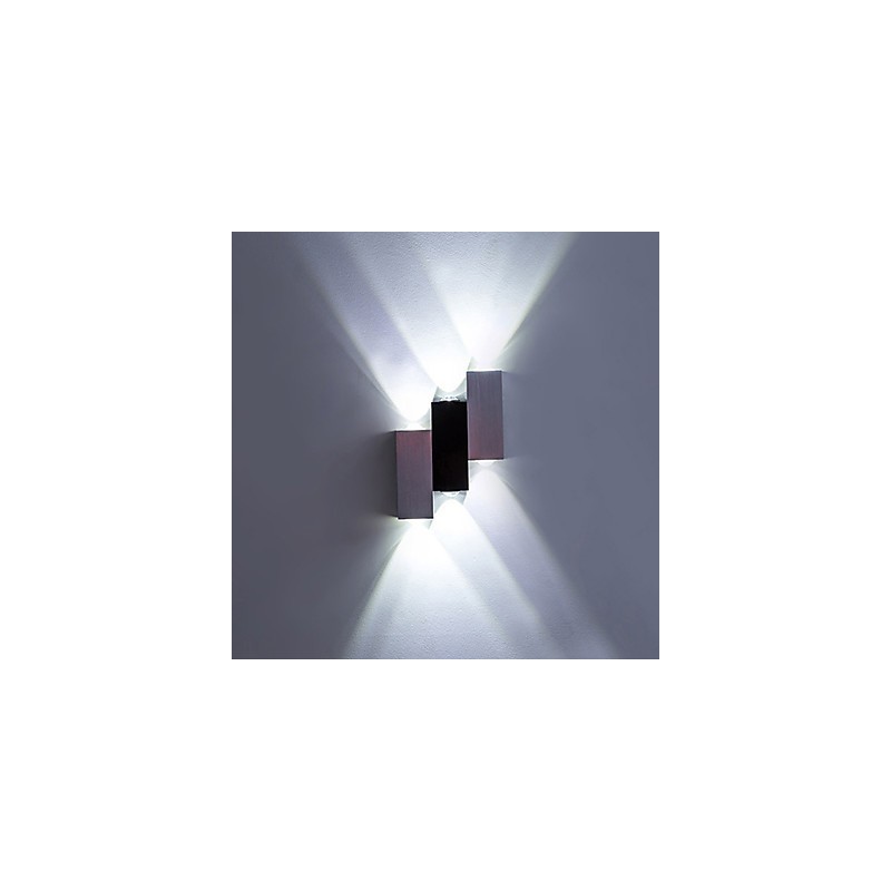 Luminária de parede moderna contemporânea escovada para luz ambiente Luminária de parede embutida