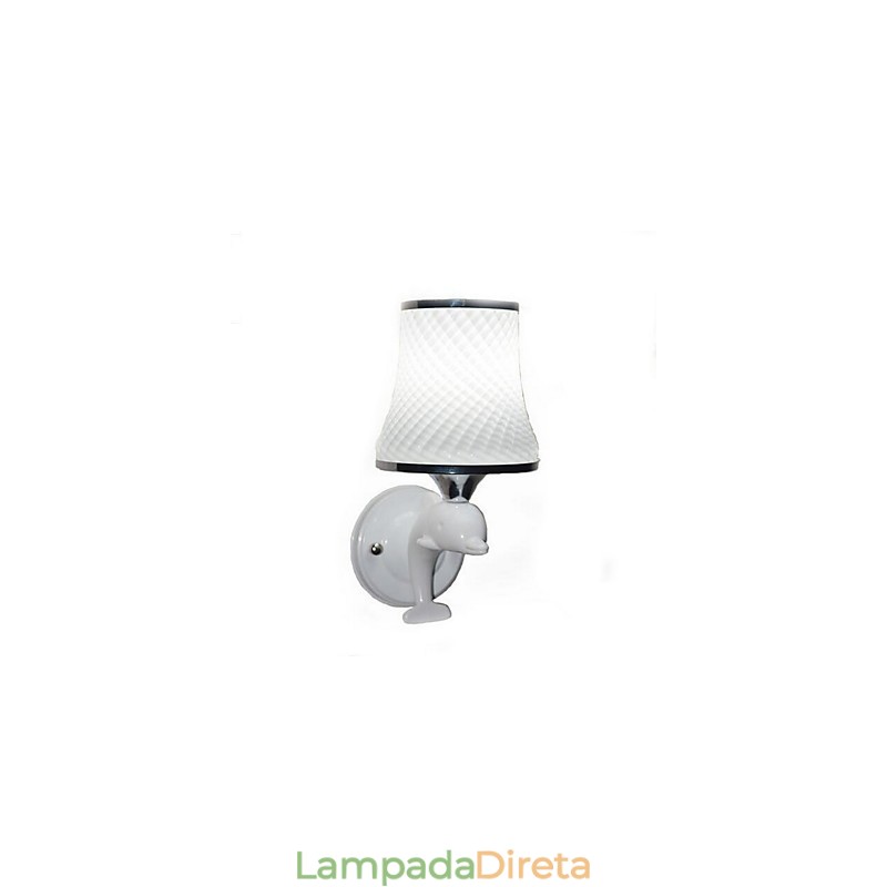 Luminária de parede vintage galvanizada Downlight