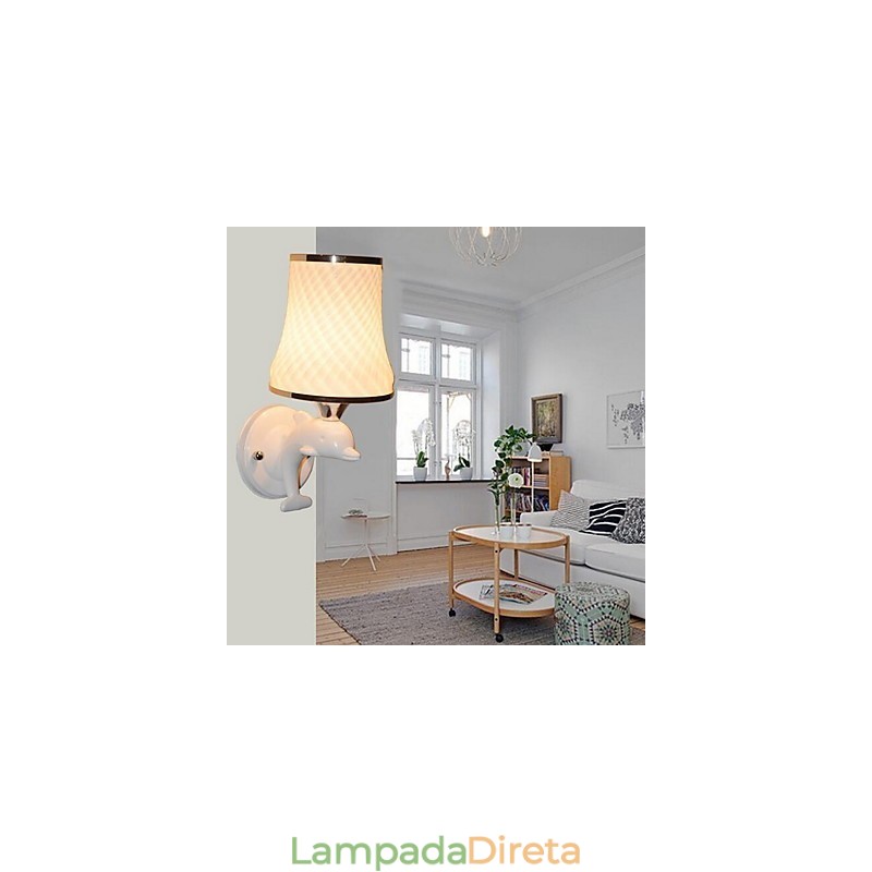Luminária de parede vintage galvanizada Downlight