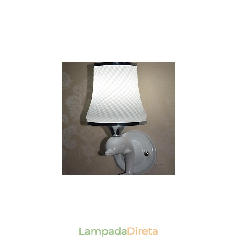 Luminária de parede vintage galvanizada Downlight