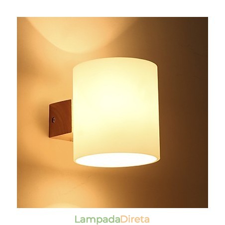 Novidade Country Feature para Mini Estilo Proteção para os Olhos Downlight Wall Sconces Luz de Parede Log Wood Quarto Lâmpada de Cabeceira Novidade Country Feature para Mini Estilo Proteção para os Olhos Downlight Wall Sconces Luz de Parede Log Wood Quarto Lâmpada de Cabeceira