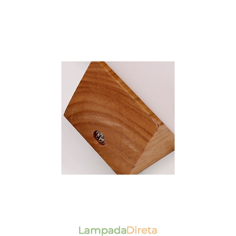 Novidade Country Feature para Mini Estilo Proteção para os Olhos Downlight Wall Sconces Luz de Parede Log Wood Quarto Lâmpada de Cabeceira