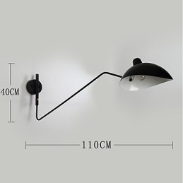 Luminária de parede vintage estilo industrial loft americano para quarto, sala de jantar, sala de café e bar, decoração de parede
