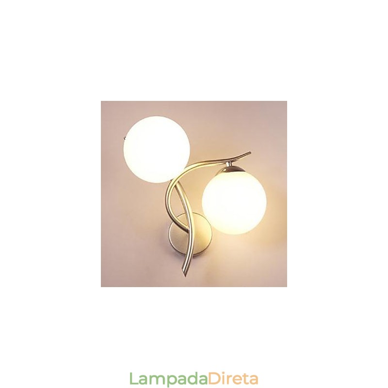 Luminária de parede moderna de moda, arte em ferro, quarto, cama, luminária de parede, sala de jantar, sala de estudo, lâmpada de hall