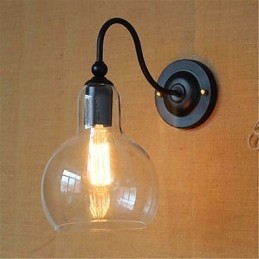 Acabamento em óxido preto contemporâneo moderno para luz ambiente com braço articulado