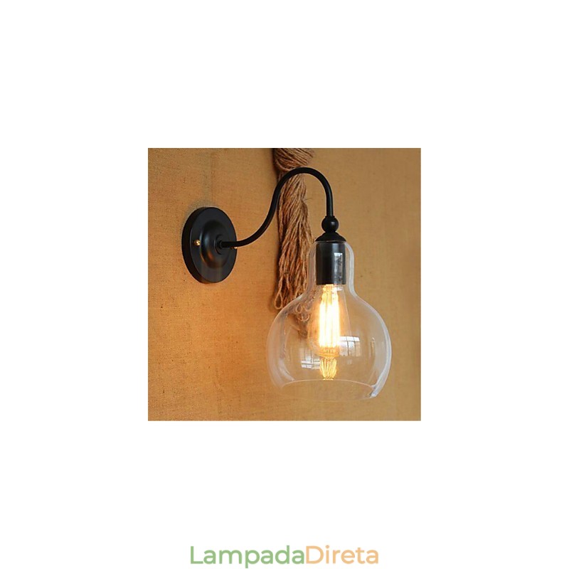 Acabamento em óxido preto contemporâneo moderno para luz ambiente com braço articulado