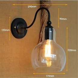 Acabamento em óxido preto contemporâneo moderno para luz ambiente com braço articulado