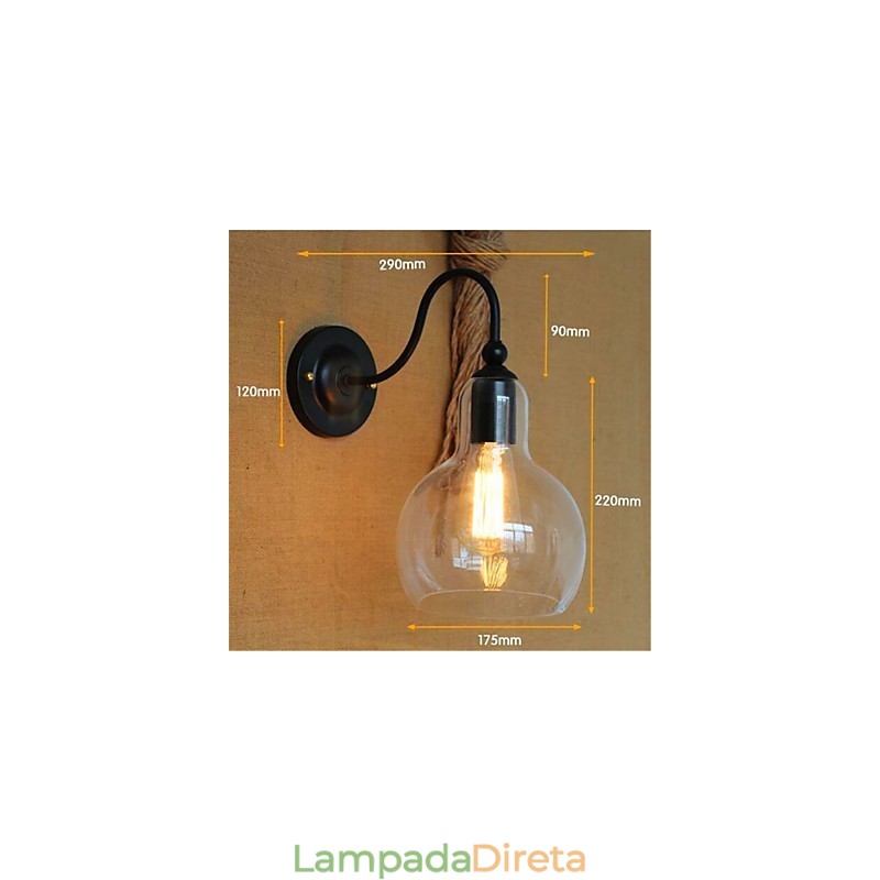 Acabamento em óxido preto contemporâneo moderno para luz ambiente com braço articulado