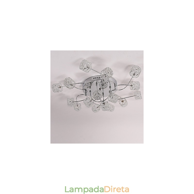 Capuz de arame de alumínio com luz de cúpula de sucção, design patenteado, teto