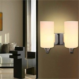 Simples e aconchegante sala de estar quarto corredor corredor varanda luminária de parede dupla