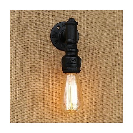 Pintura rústica de chalé para arandelas de parede com luz ambiente Pintura rústica de chalé para arandelas de parede com luz ambiente