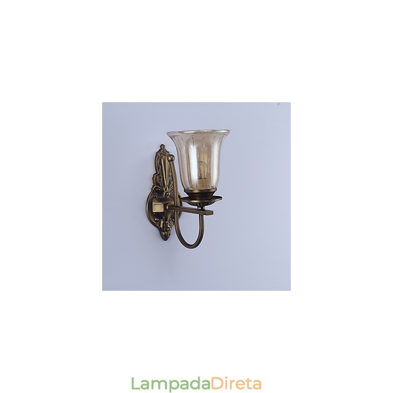 Recurso eletrogalvanizado contemporâneo moderno para arandelas de parede com luz ambiente