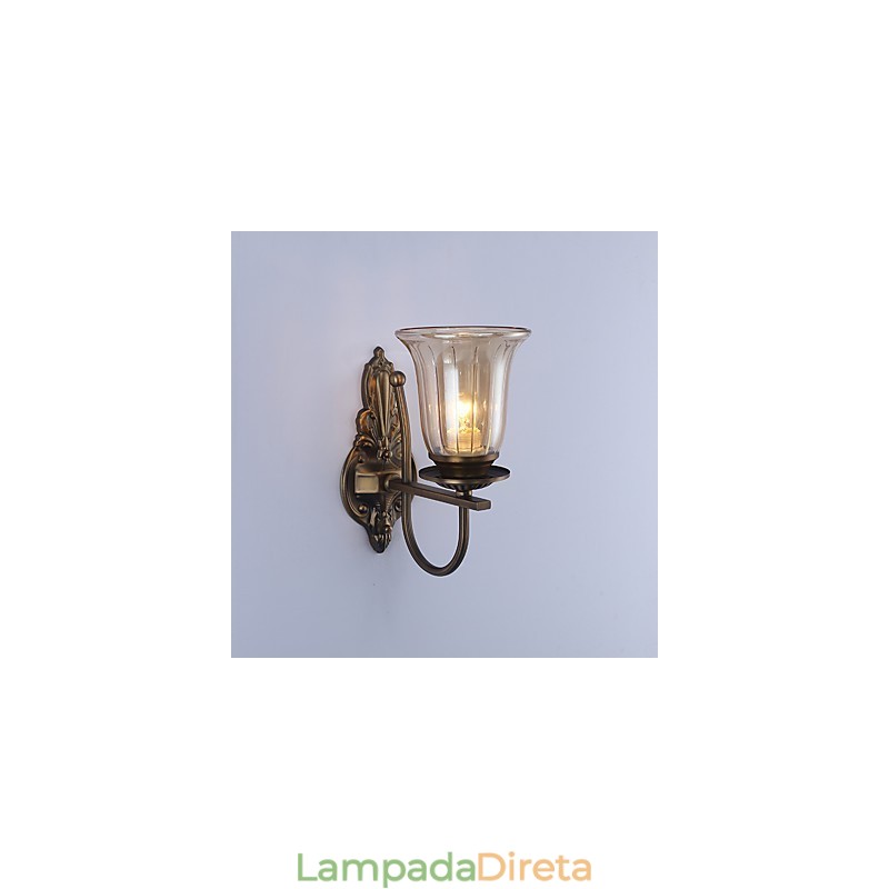 Recurso eletrogalvanizado contemporâneo moderno para arandelas de parede com luz ambiente