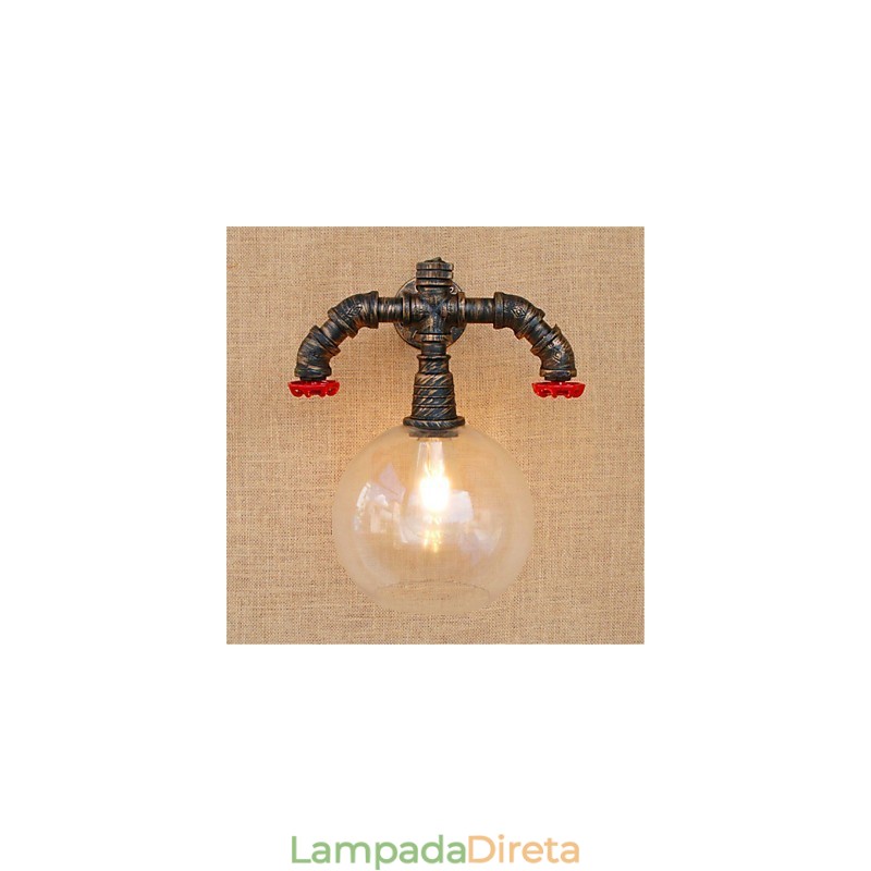 Lodge rústico Country Anodizado Recurso para proteção ocular estilo mini Luz ambiente
