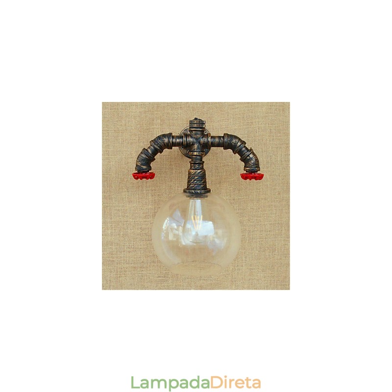 Lodge rústico Country Anodizado Recurso para proteção ocular estilo mini Luz ambiente