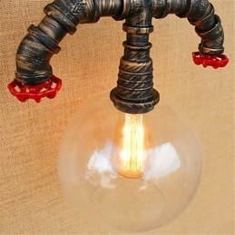 Lodge rústico Country Anodizado Recurso para proteção ocular estilo mini Luz ambiente