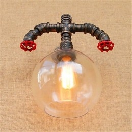 Lodge rústico Country Anodizado Recurso para proteção ocular estilo mini Luz ambiente
