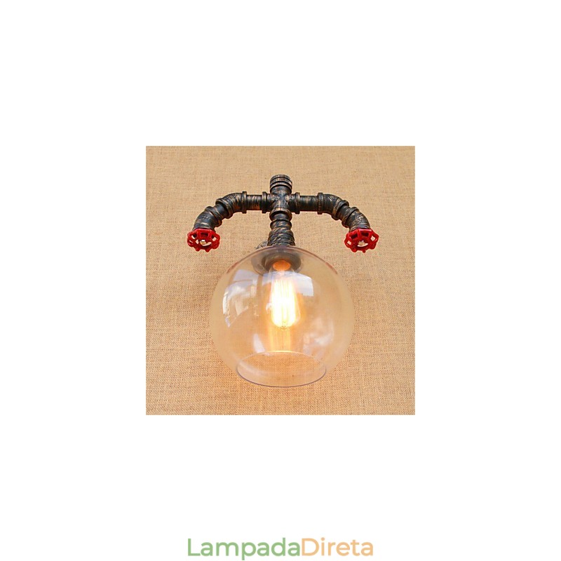 Lodge rústico Country Anodizado Recurso para proteção ocular estilo mini Luz ambiente