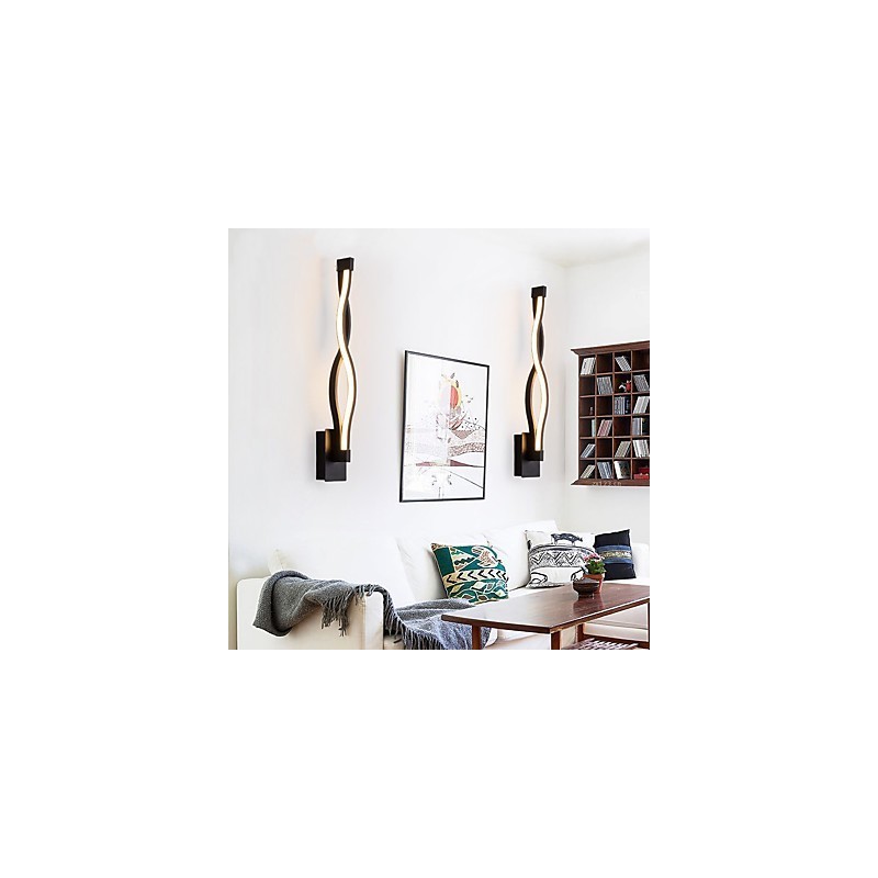 Luminárias de parede modernas criativas de metal para sala de estar, corredor, quarto, quartos de hotel, decoração de cabeceira, iluminação